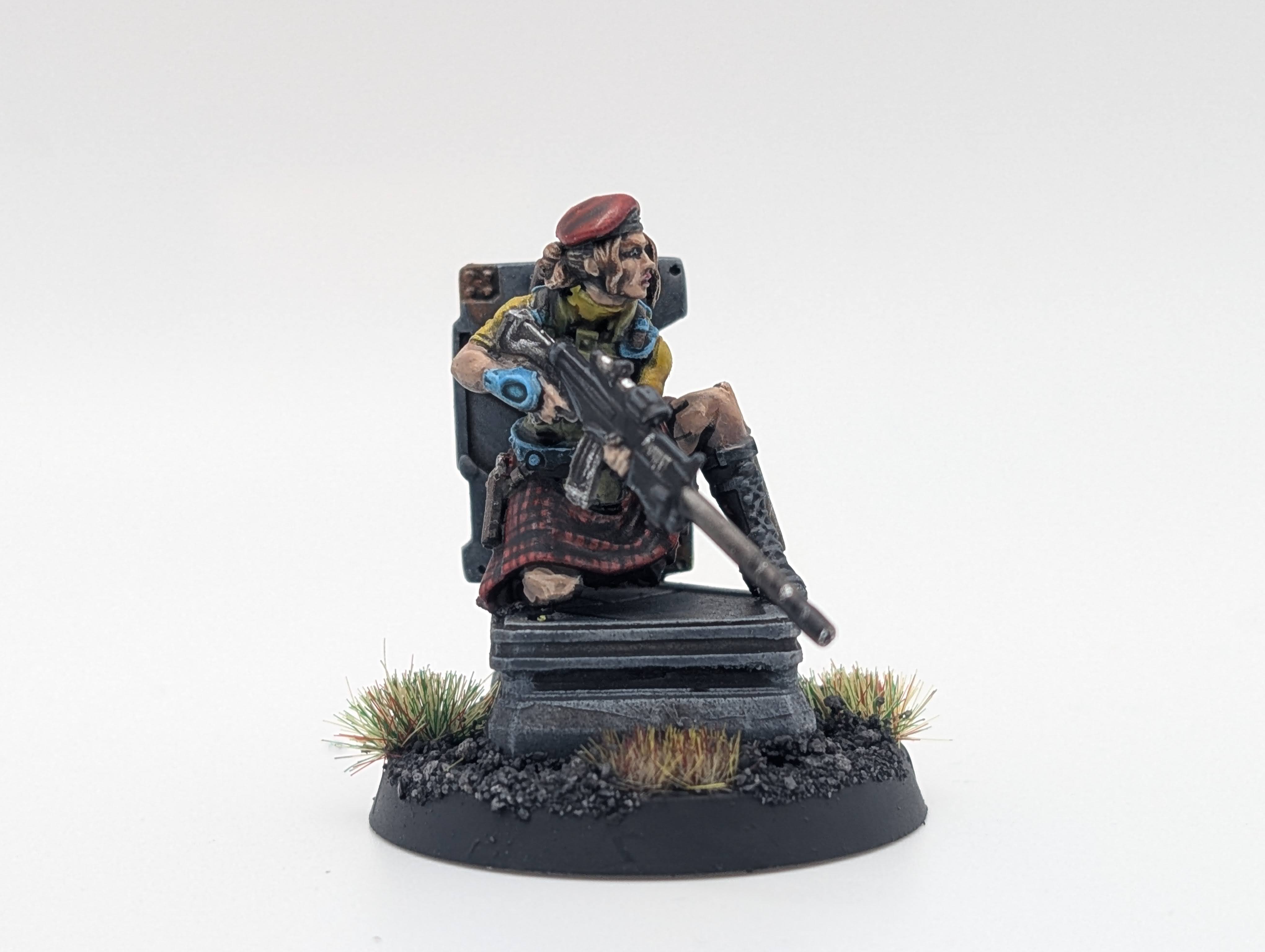 Infinity Highlander Cateran from the front