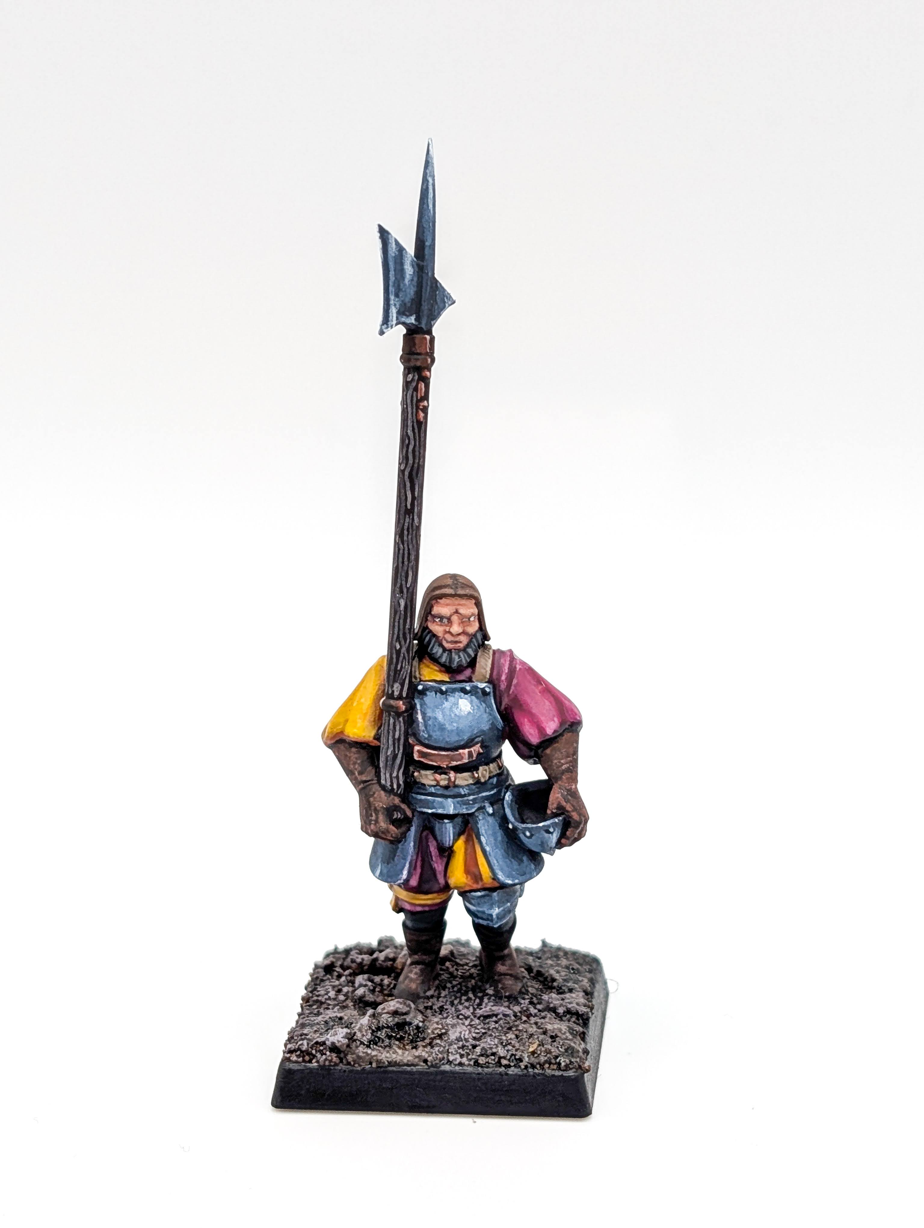 Halberdier in Ostermark colours with NMM steel from the front