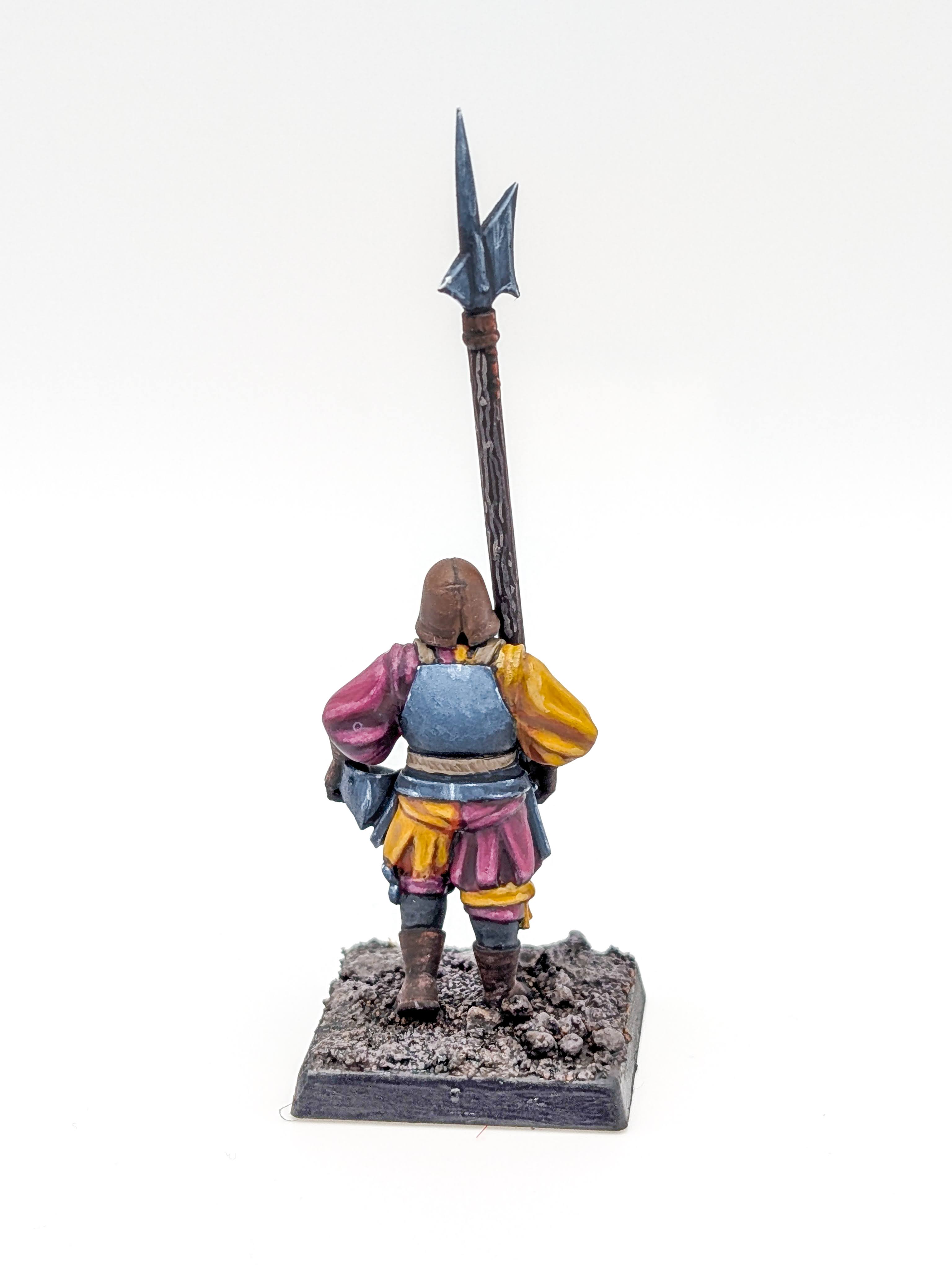 Halberdier in Ostermark colours with NMM steel from the back